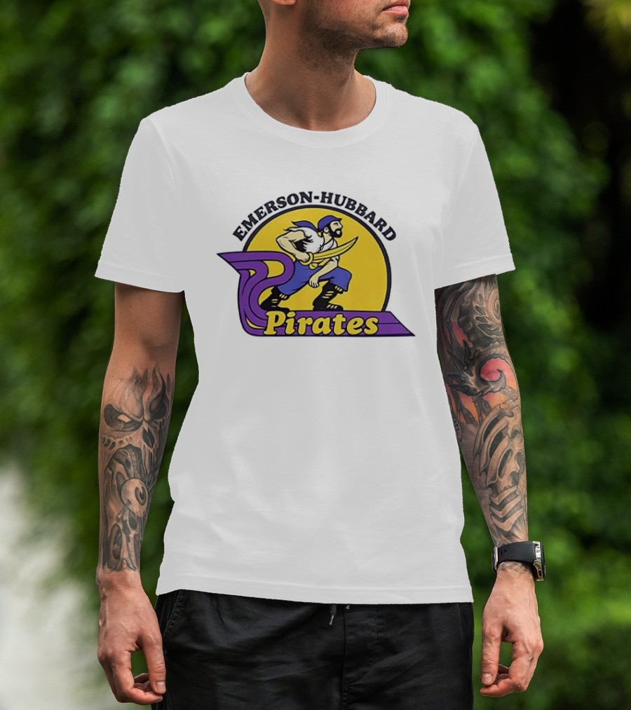 Emerson Hubbard Pirates 1983 Swordsman Yellow T-Shirt