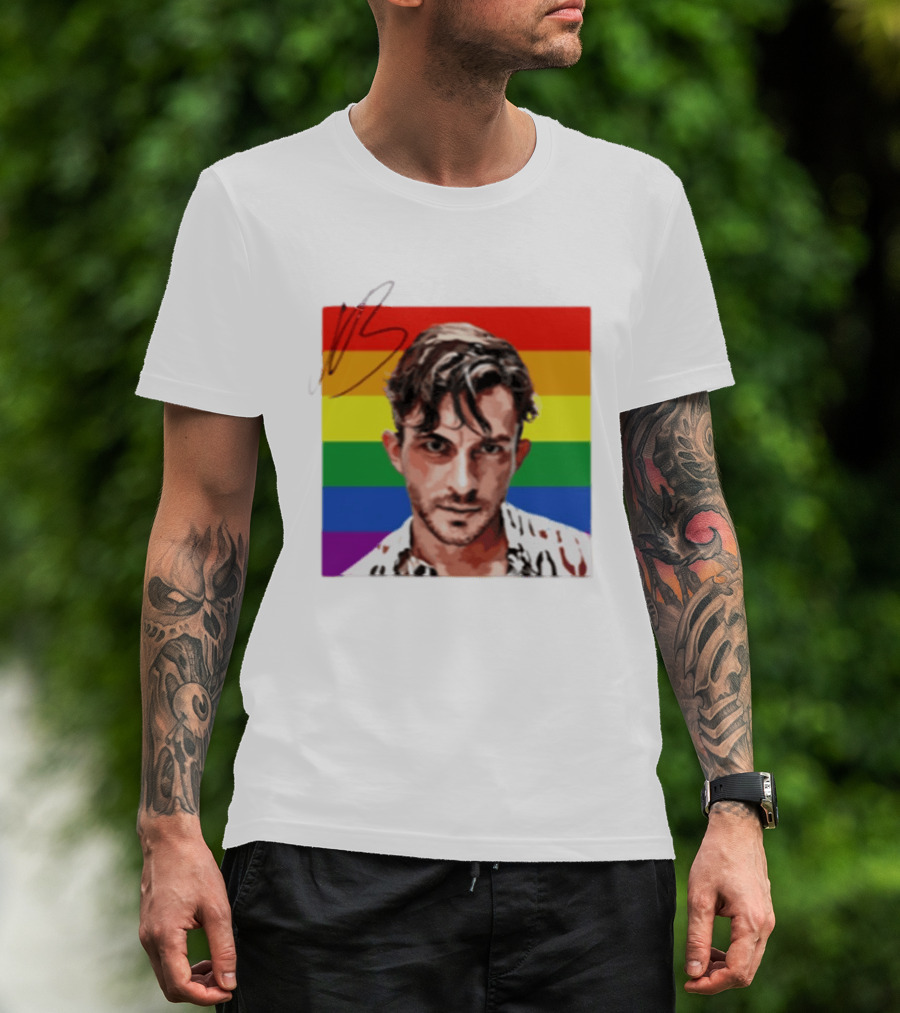 Jonathan Bailey LGBTQ+ Rainbow T-Shirt