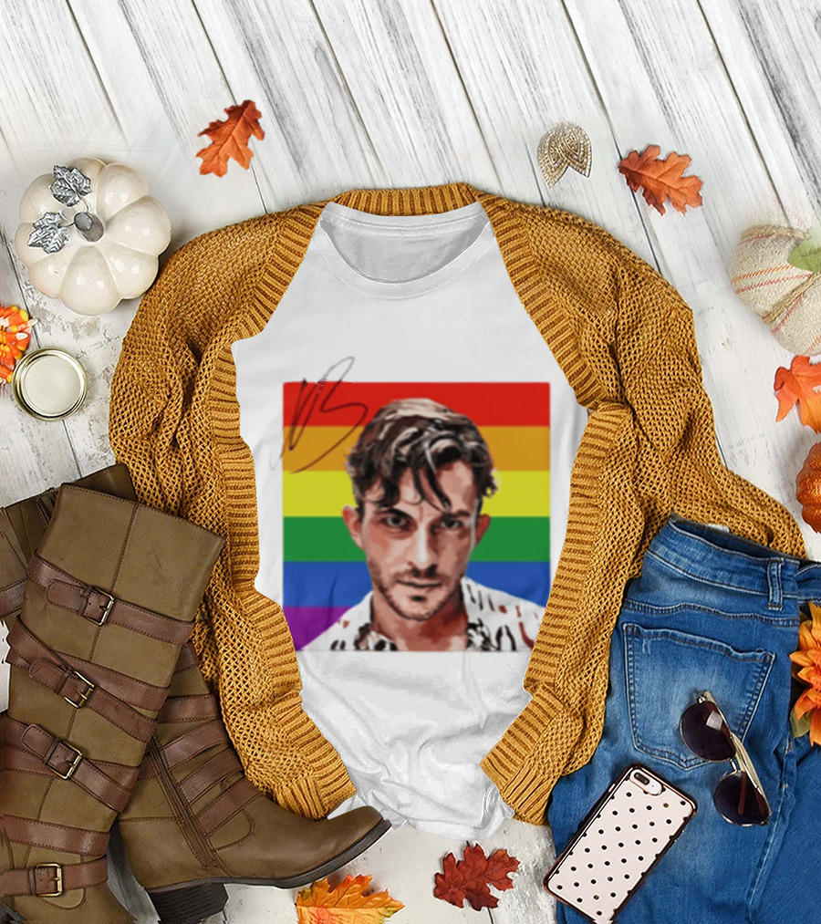Jonathan Bailey LGBTQ+ Rainbow T-Shirt
