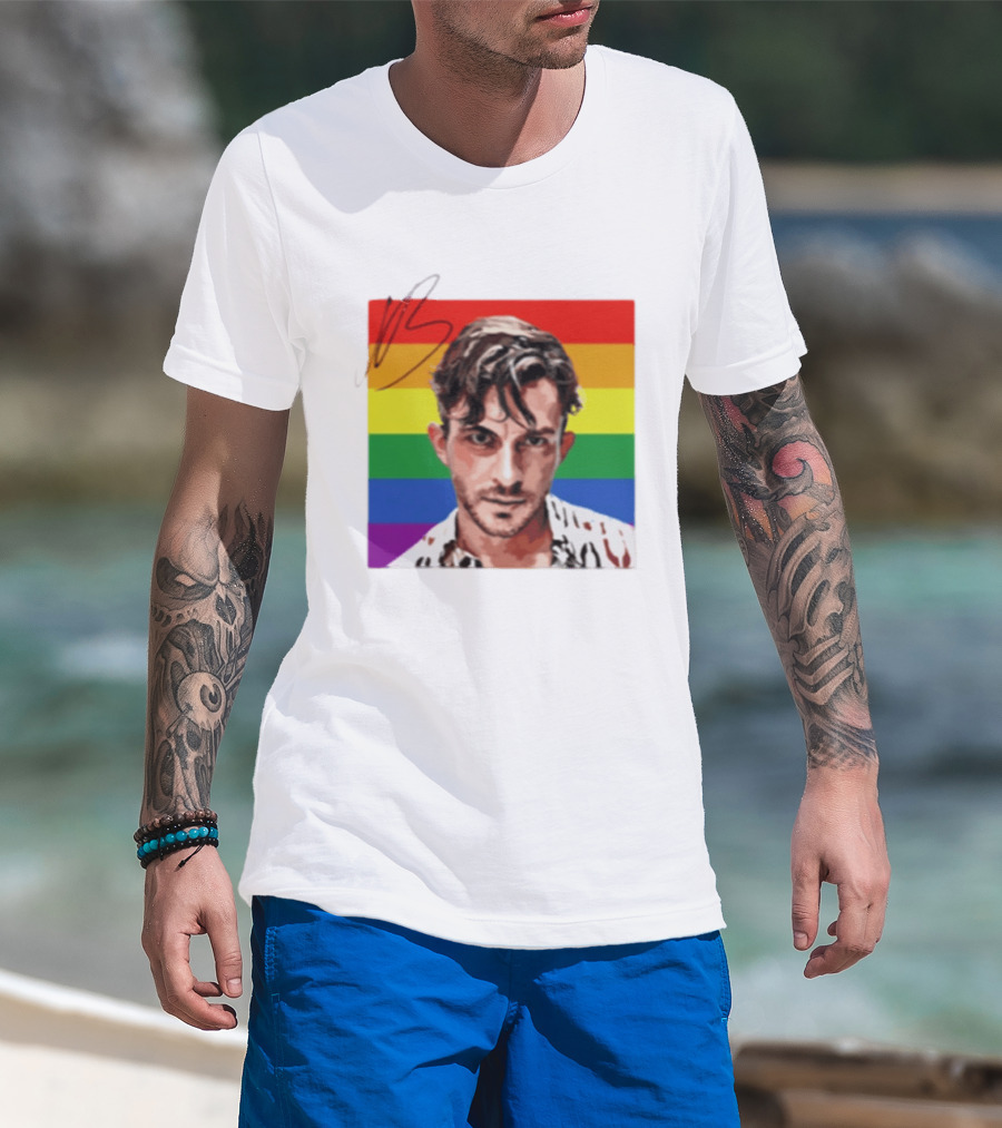 Jonathan Bailey LGBTQ+ Rainbow T-Shirt