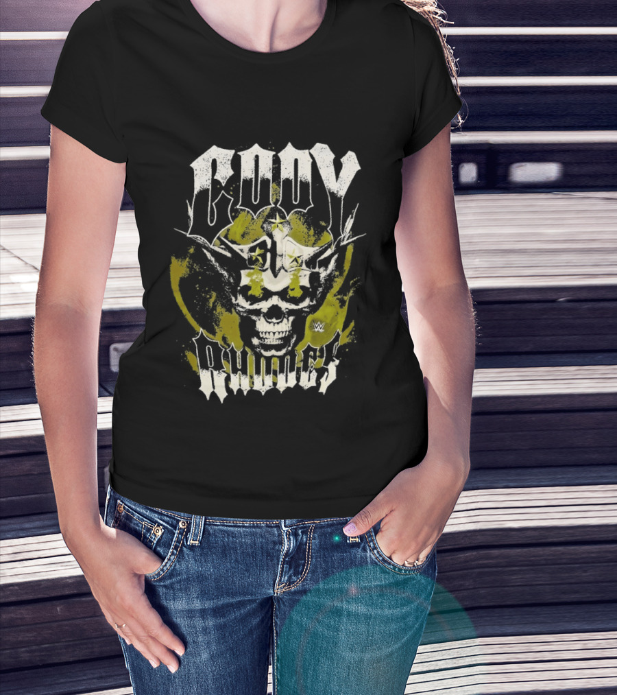 Cody Rhodes Lava Skull WWE Wrestling Star T-Shirt