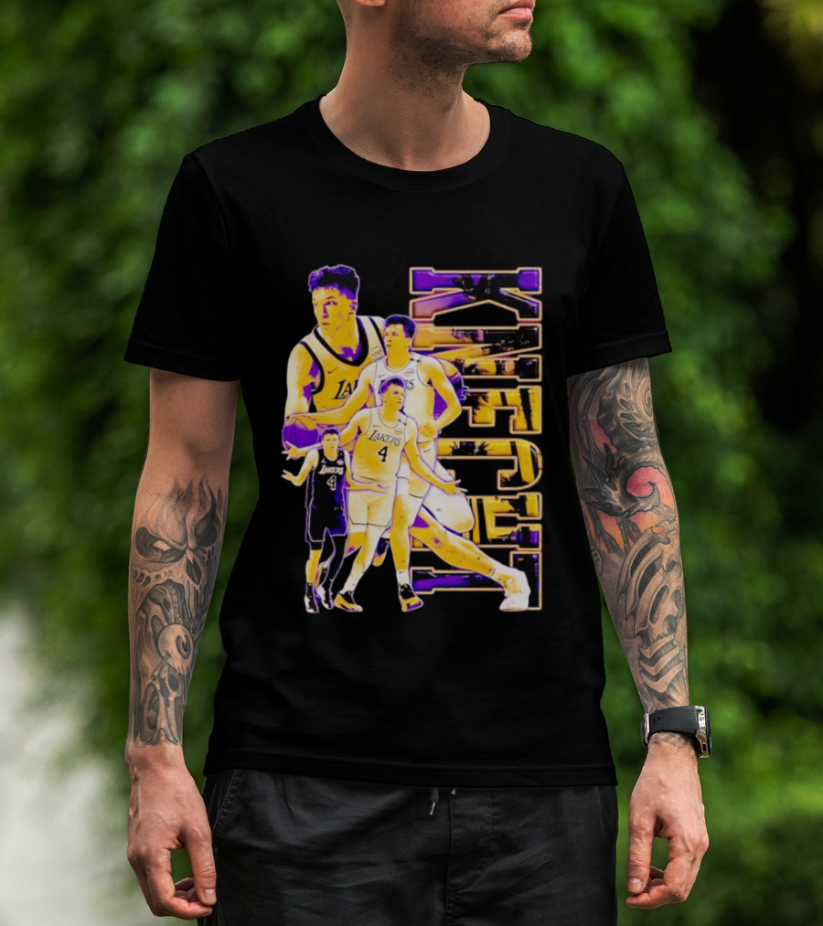 Dalton Knecht Los Angeles Lakers Basketball Lakers 4 T-Shirt