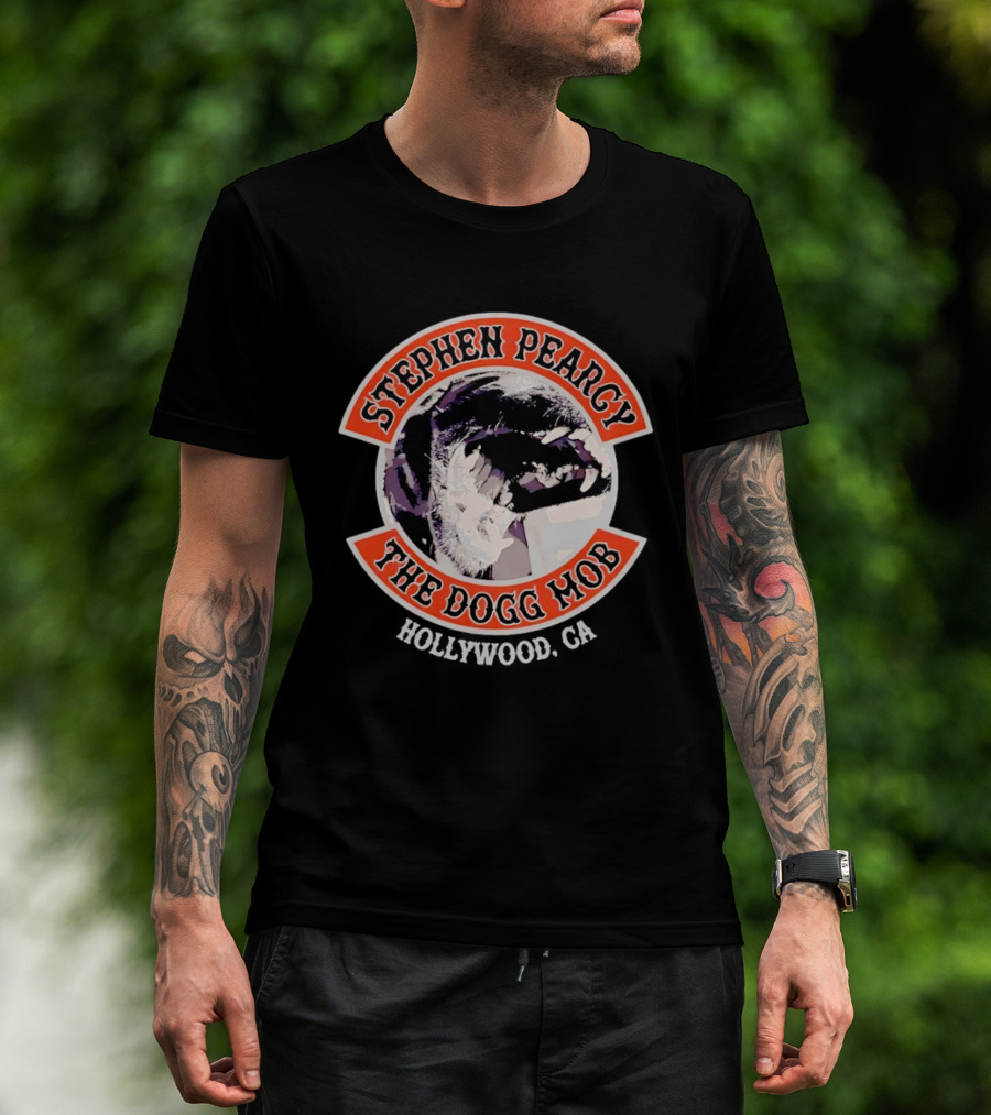 Stephen Pearcy The Dogg Mob Hollywood CA Vintage Rock Band T-Shirt