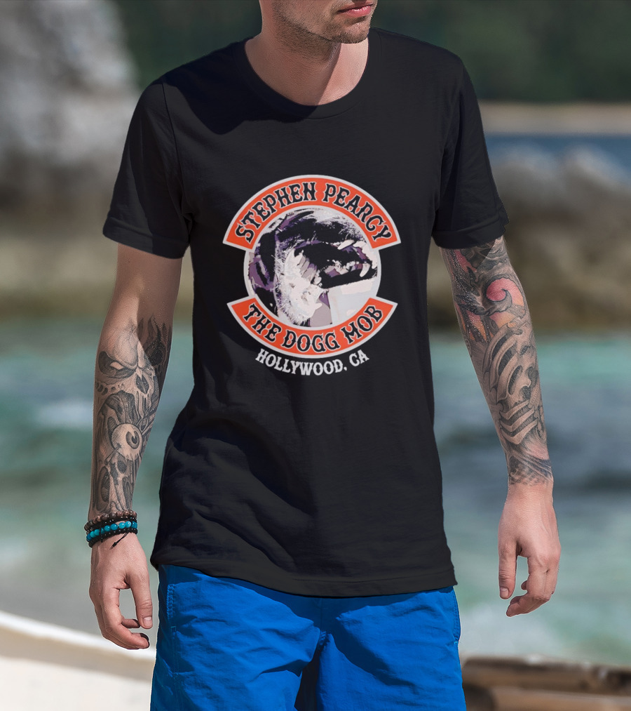 Stephen Pearcy The Dogg Mob Hollywood CA Vintage Rock Band T-Shirt