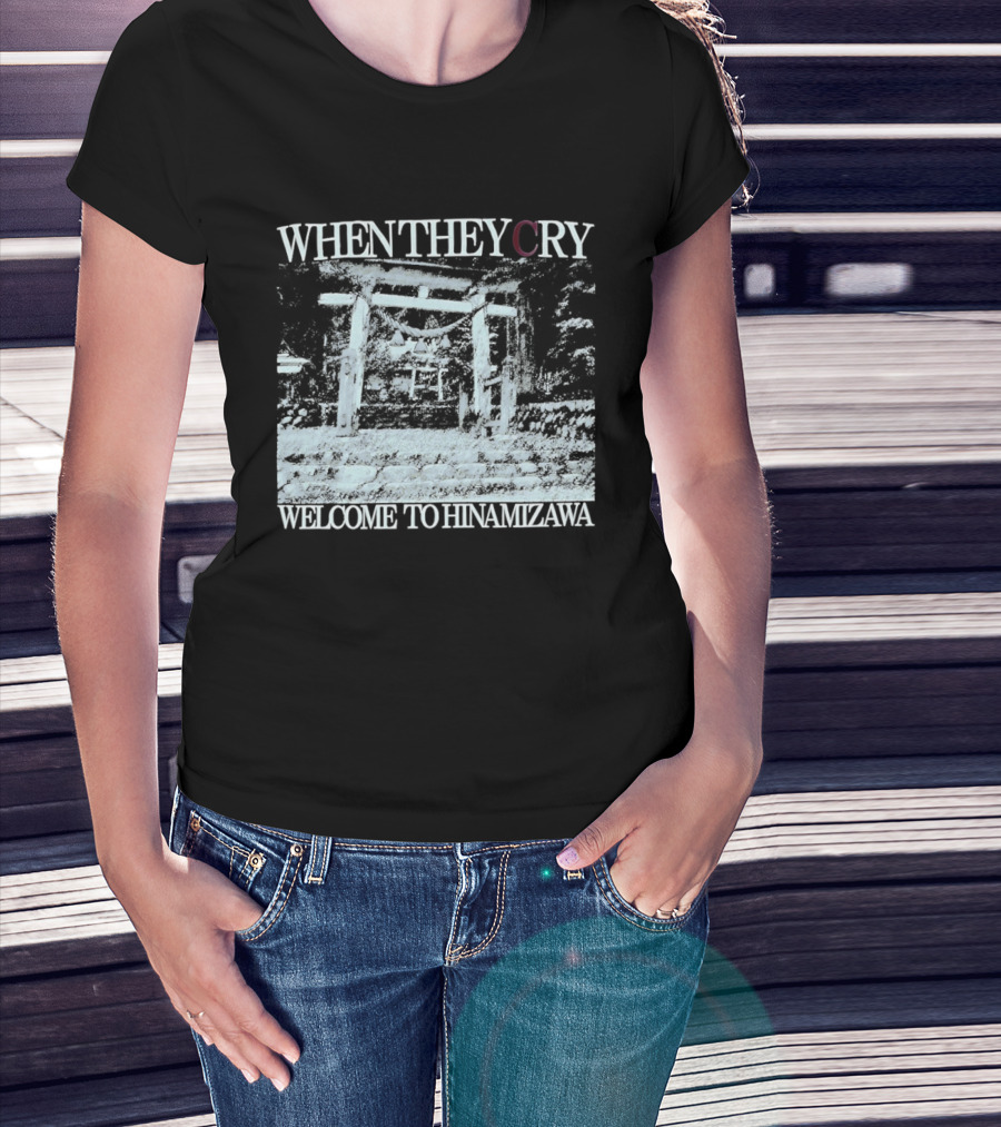 When They Cry Welcome To Hinamizawa Torii Gate Symbolism T-Shirt