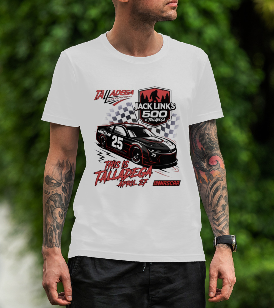 Jack Link's 500 Ghost Car Talladega April 27 NASCAR Racing T-Shirt