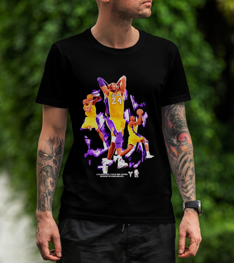 Kobe Bryant Los Angeles Lakers 24 Basketball Legacy Collection T-Shirt