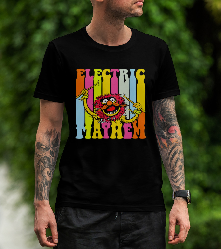 Electric Mayhem Muppets Dr. Teeth Animal Drummer T-Shirt