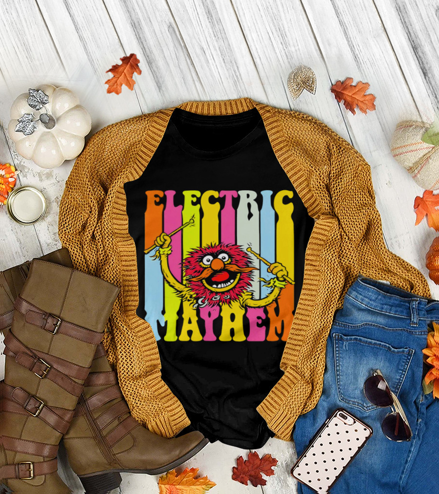 Electric Mayhem Muppets Dr. Teeth Animal Drummer T-Shirt