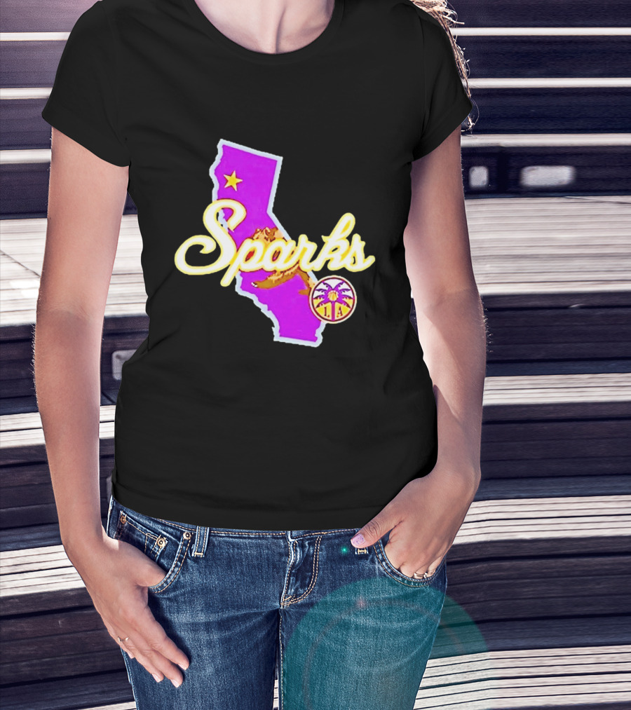 Los Angeles Sparks Hometown 2026 WNBA Draft New Era T-Shirt
