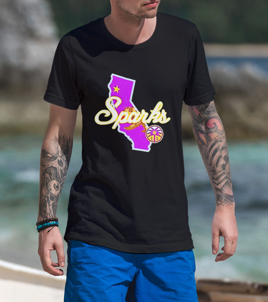 Los Angeles Sparks Hometown 2026 WNBA Draft New Era T-Shirt