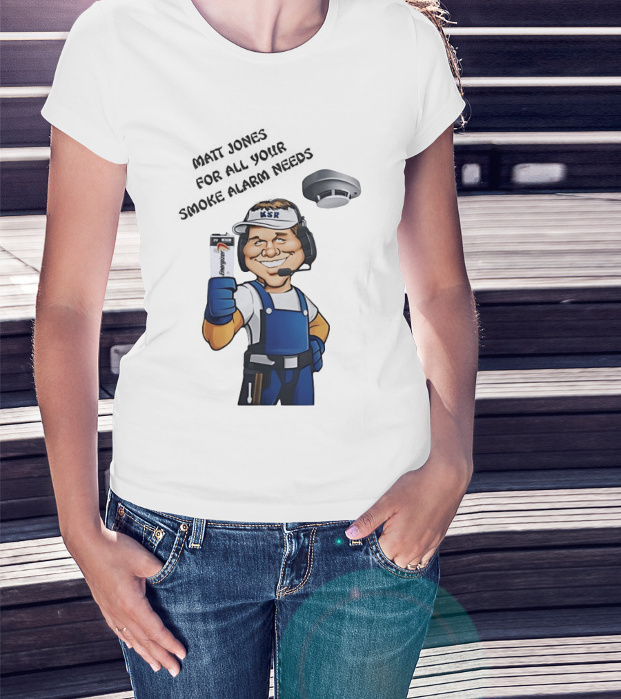 Matt Jones Smoke Alarm Expert KSR Kentucky Sports Radio T-Shirt