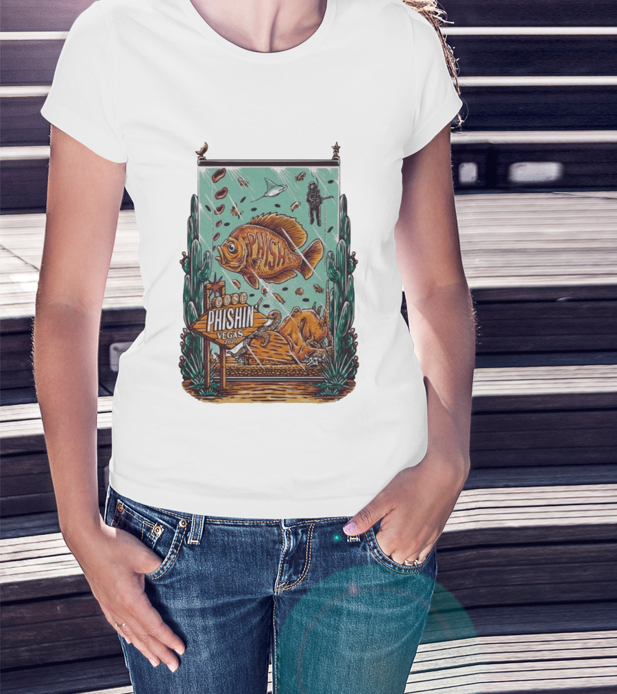 Gone Phishin Vegas 2026 Phish Desert Adventure T-Shirt