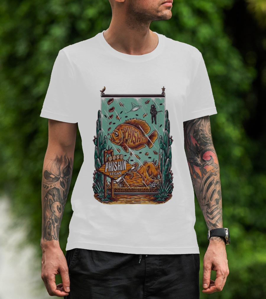Gone Phishin Vegas 2026 Phish Desert Adventure T-Shirt