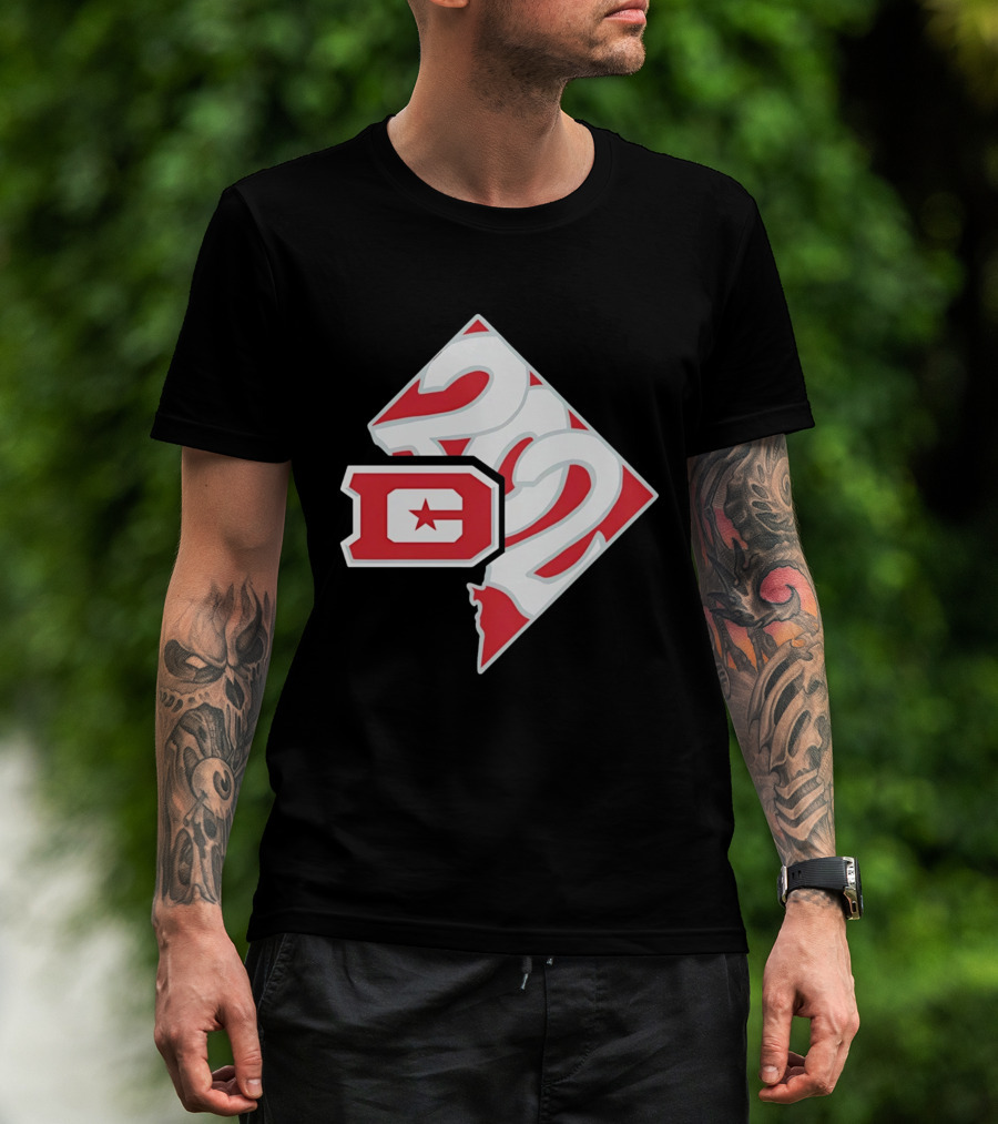 2026 UFL DC Defenders 202 Area Code Map T-Shirt