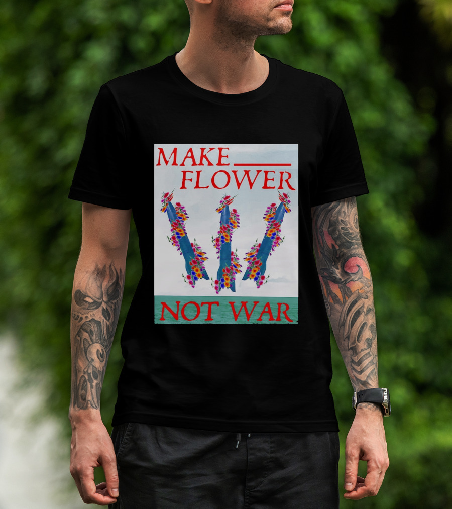 Minuteman III Make Flower Not War T-Shirt