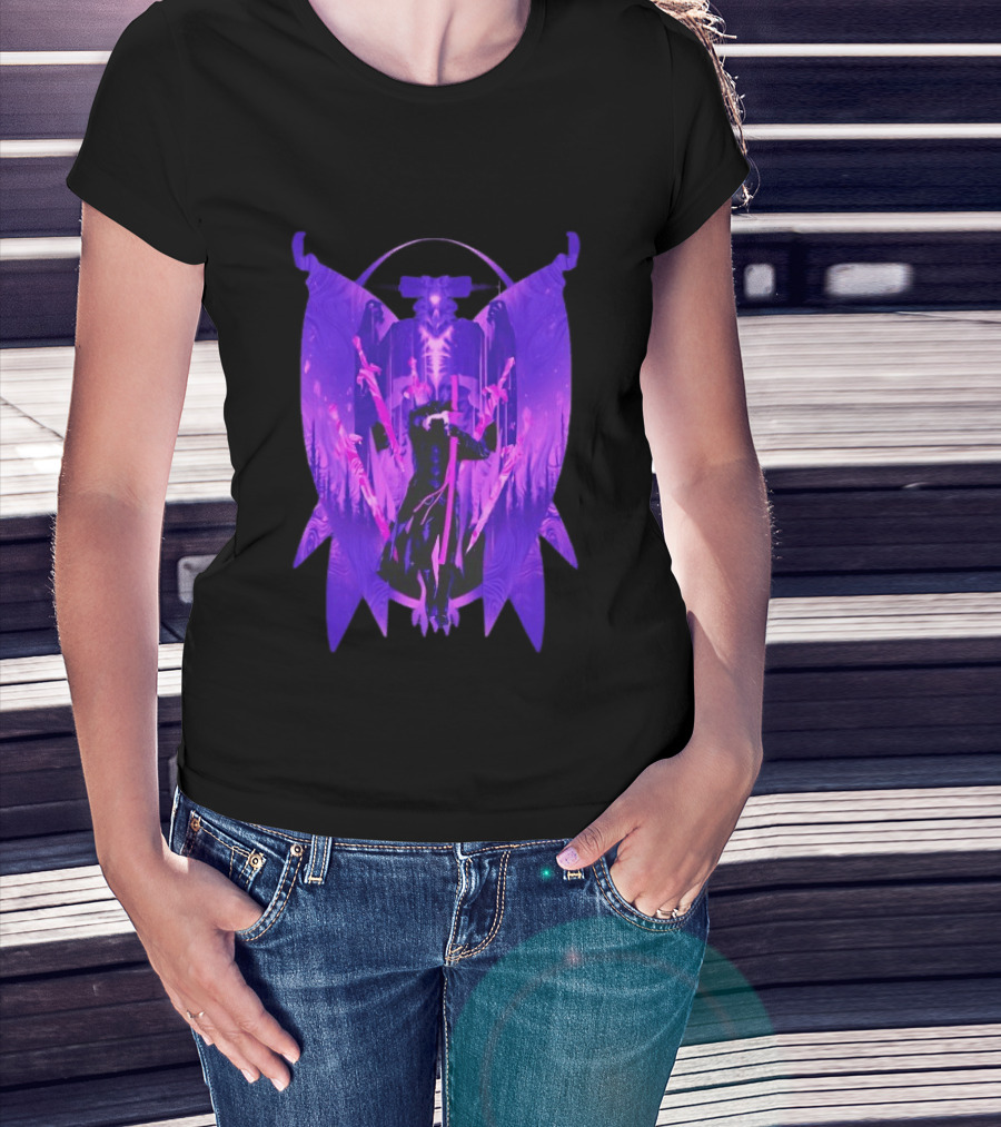 Devil May Cry Vergil Dark Aesthetic Purple Sword T-Shirt