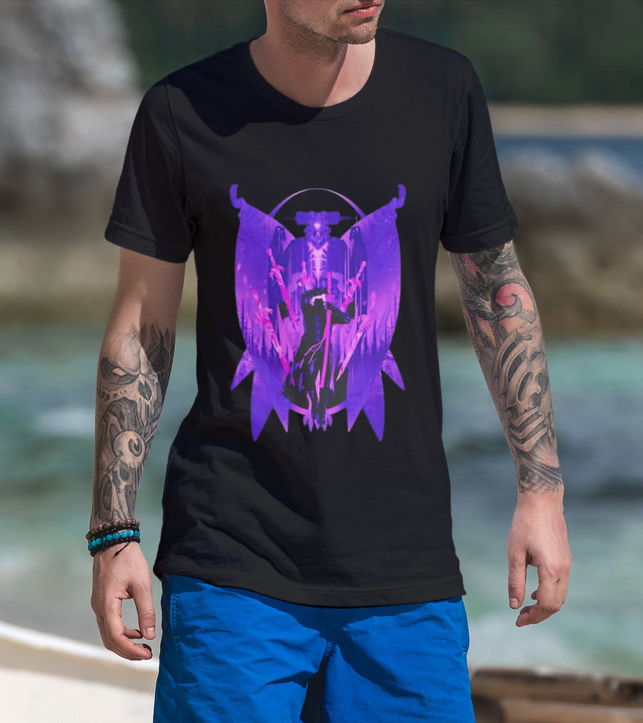 Devil May Cry Vergil Dark Aesthetic Purple Sword T-Shirt
