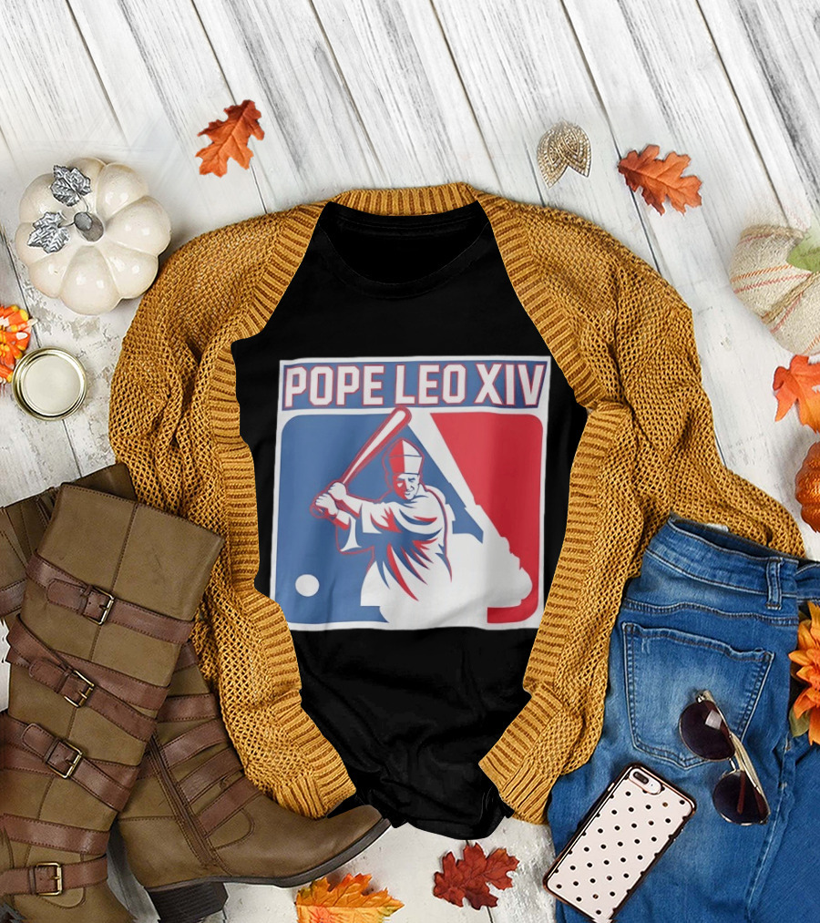 Pope Leo XIV Baseball Catholic MLB T-Shirt