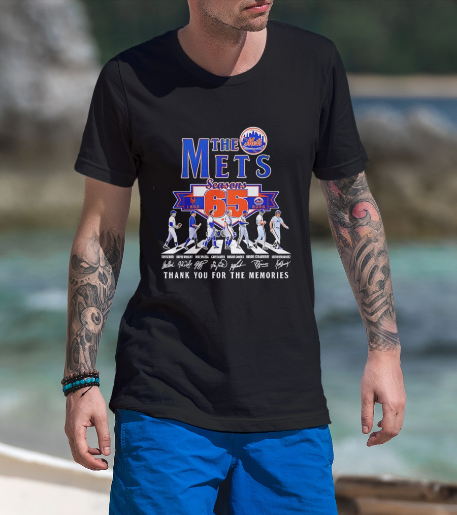 The Mets 65 Seasons 1962 2026 Thank You For The Memories T-Shirt