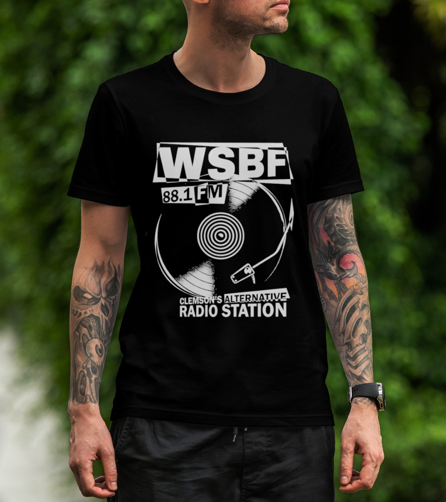 WSBF 88.1 FM Clemson's Alternative Radio Station T-Shirt