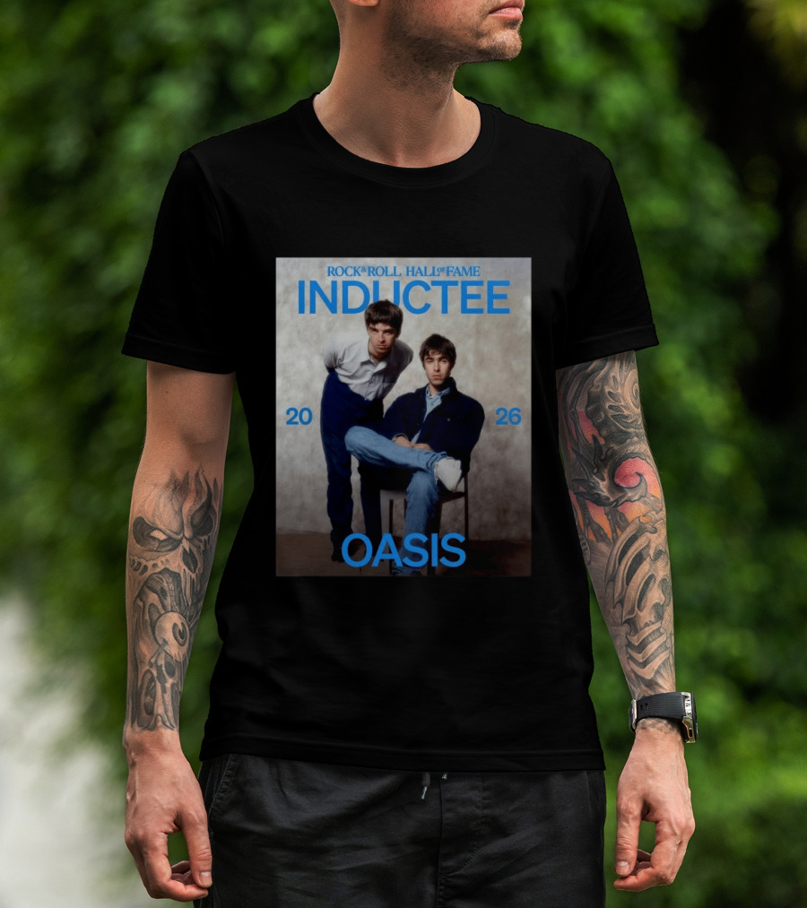 2026 Rock Roll Hall Of Fame Inductee Oasis T-Shirt