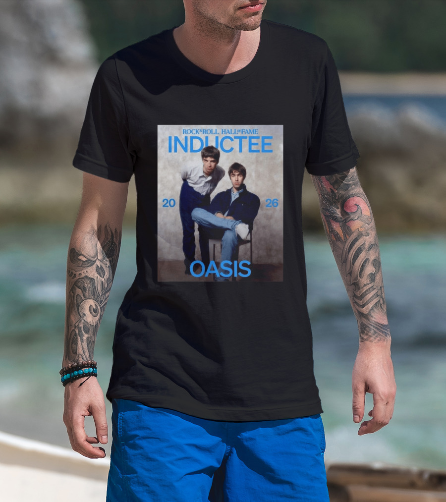2026 Rock Roll Hall Of Fame Inductee Oasis T-Shirt