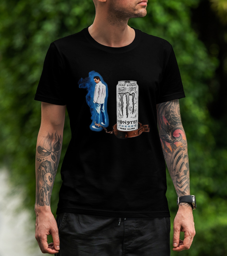 Monster Energy Zero Ultra Gekettet Meme T-Shirt