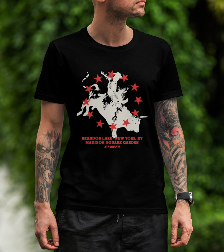 Brandon Lake New York Madison Square Garden PBR Rider Event T-Shirt