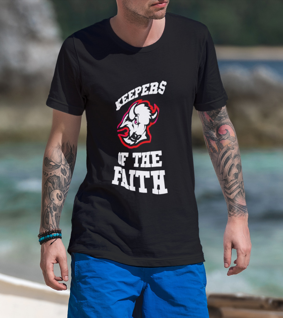 Buffalo Sabres Hockey Keepers Of The Faith National Hockey League T-Shirt