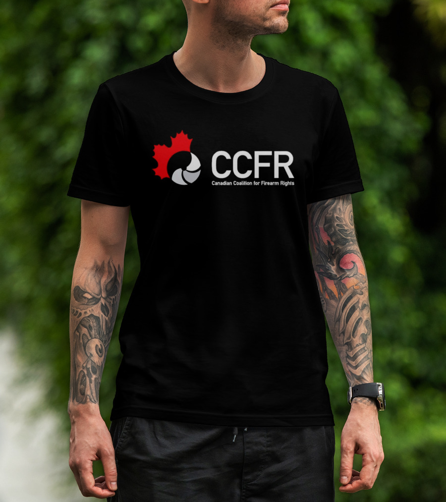 Canadian Coalition For Firearm Rights CCFR Maple Leaf T-Shirt