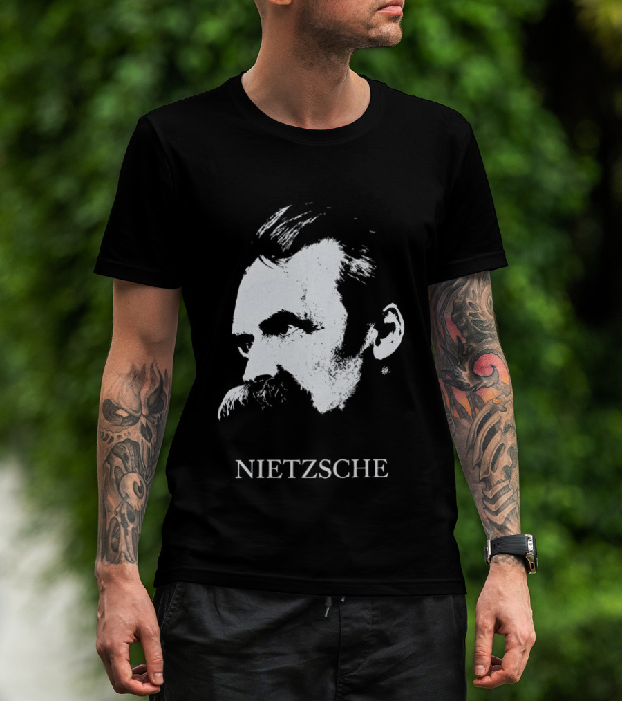 Gdragon Enfants Riches Deprimes Nietzsche Portrait Vintage Aesthetic T-Shirt