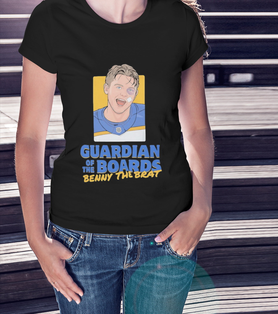 Guardian Of The Boards Benny The Brat Buffalo Sabres Hockey Player T-Shirt