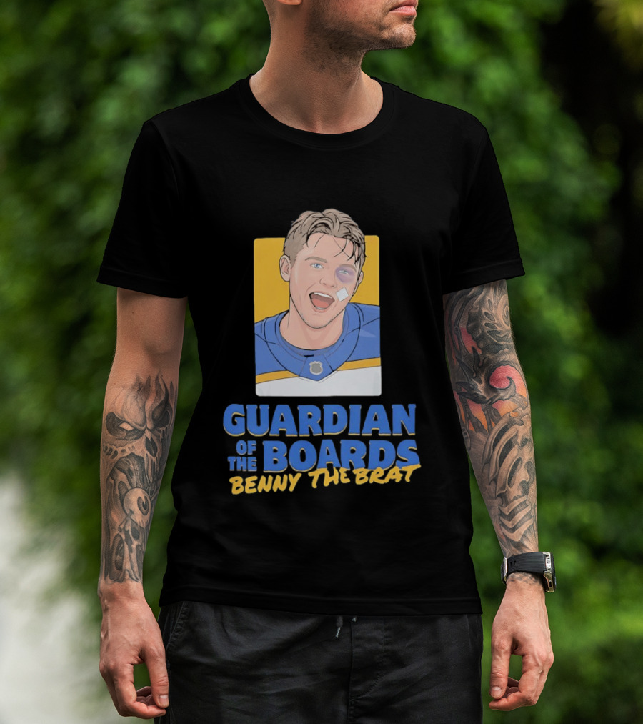 Guardian Of The Boards Benny The Brat Buffalo Sabres Hockey Player T-Shirt