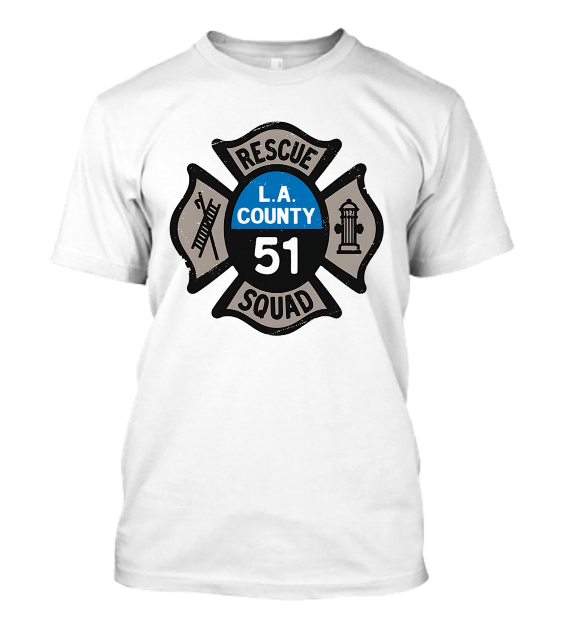 L.A. County Rescue Squad 51 Firefighter T-Shirt