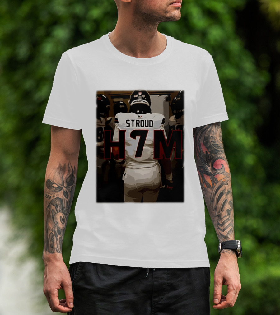 C.J. Stroud H7M Houston Texans Football Player T-Shirt