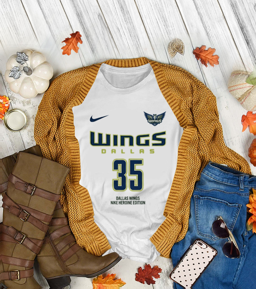Wings Dallas Big Texas 35 Nike Heritage Edition T-Shirt