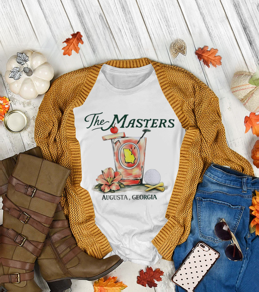 The Masters Augusta Georgia Peach Juice Golf T-Shirt