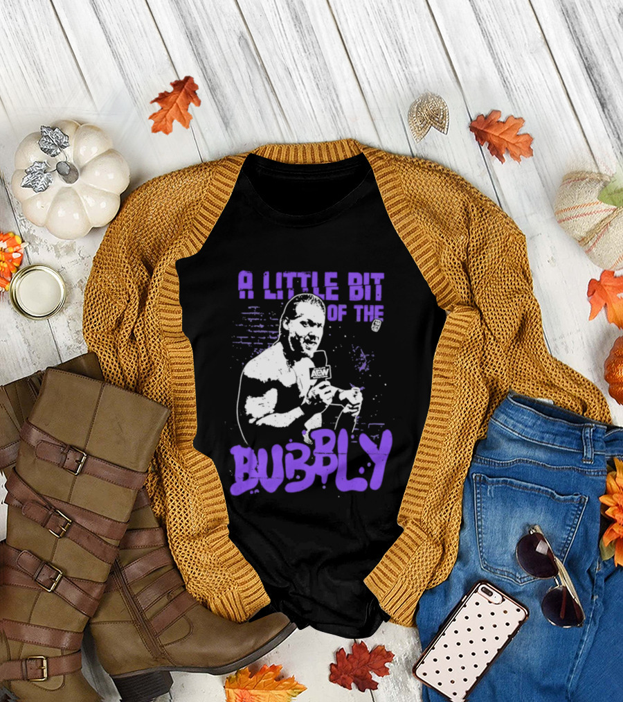 AEW Chris Jericho A Little Bit Of The Bubbly T-Shirt