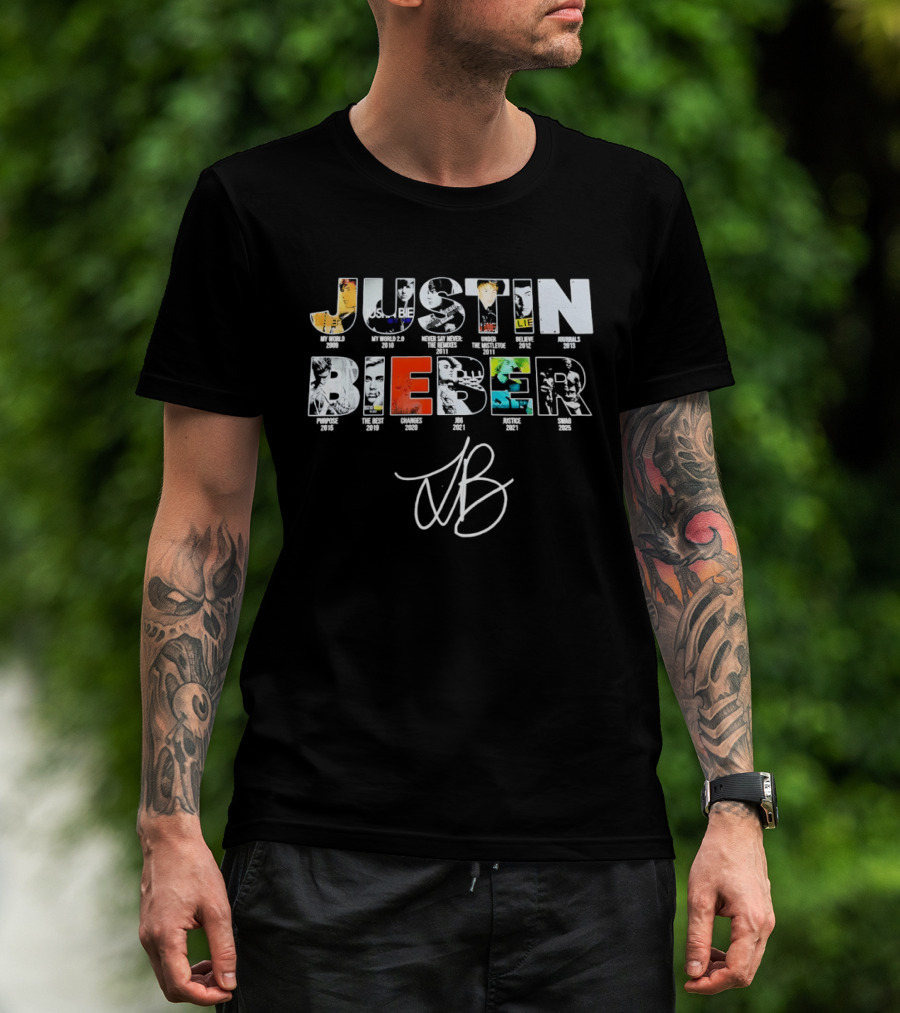 Justin Bieber Jb Fan Swag 2025 Album T-Shirt