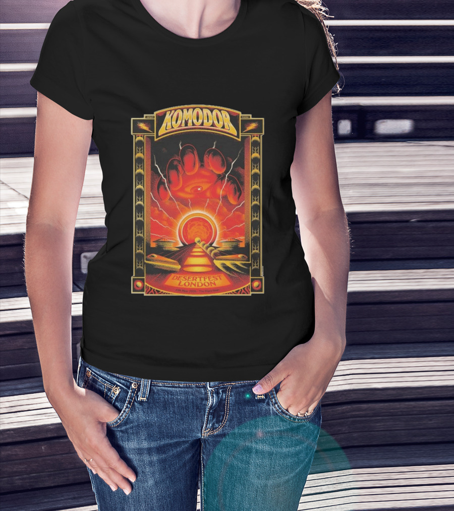 Komodor Desertfest London 5.17.2026 The Black Heart Event T-Shirt