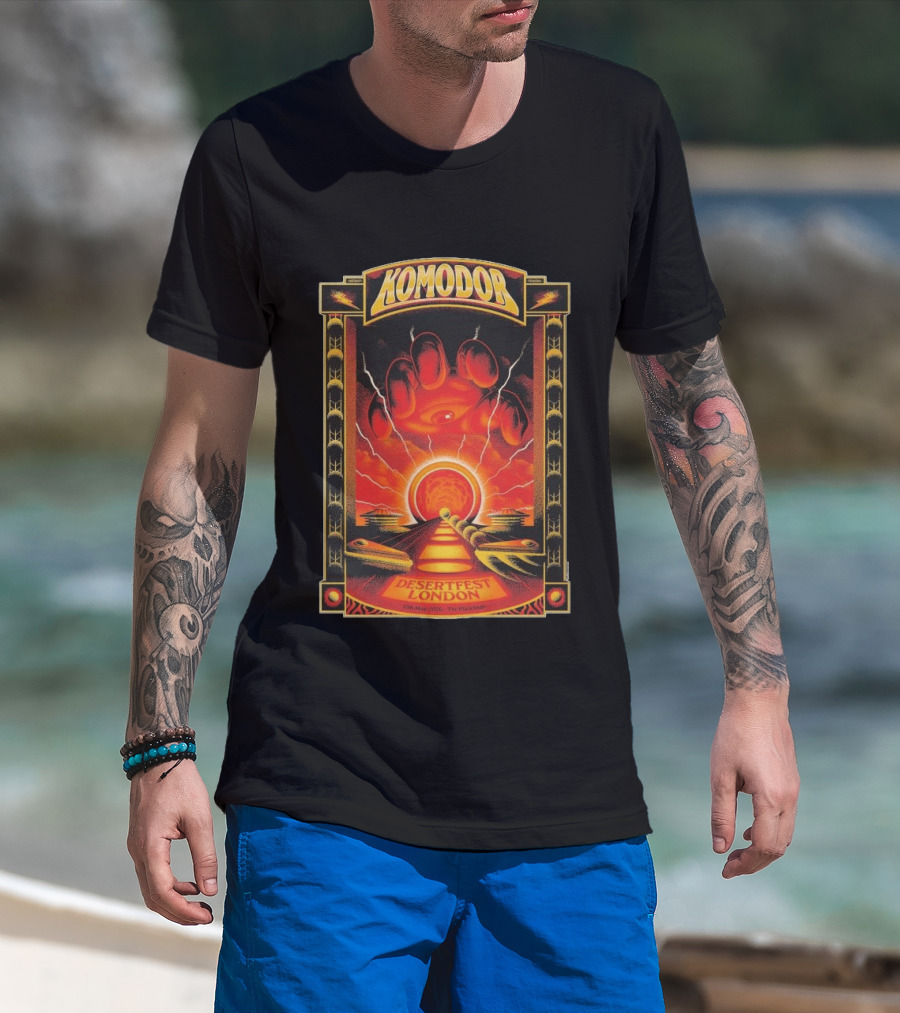 Komodor Desertfest London 5.17.2026 The Black Heart Event T-Shirt