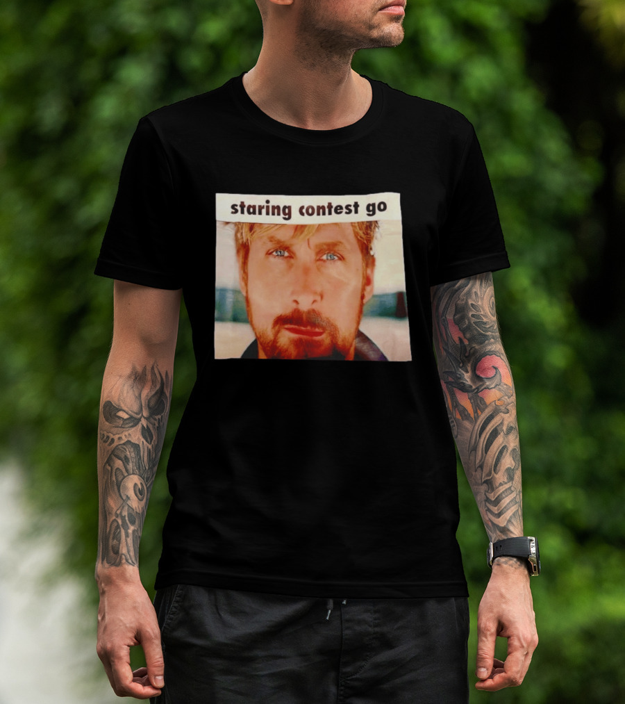 Ryan Gosling Staring Contest Go T-Shirt