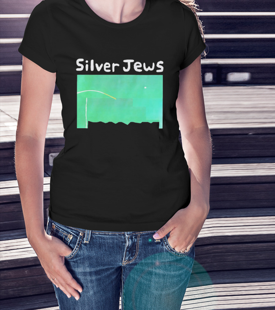 Silver Jews Green Abstract T-Shirt