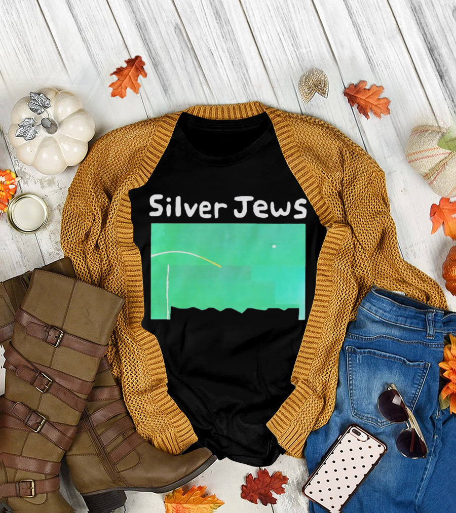 Silver Jews Green Abstract T-Shirt