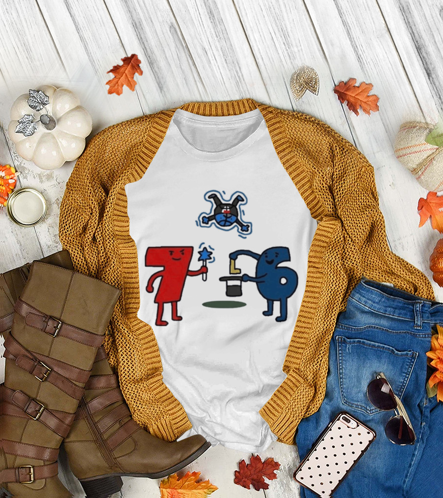 Philadelphia 76ers Steal Orlando Magic Meme with 76 and Magic Wand T-Shirt