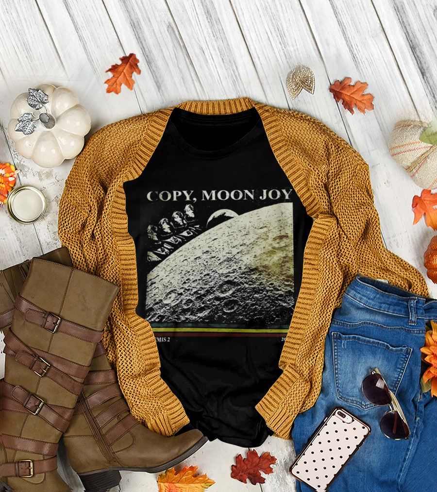 Artemis II Moon Mission Copy Moon Joy Astronaut Space Exploration T-Shirt