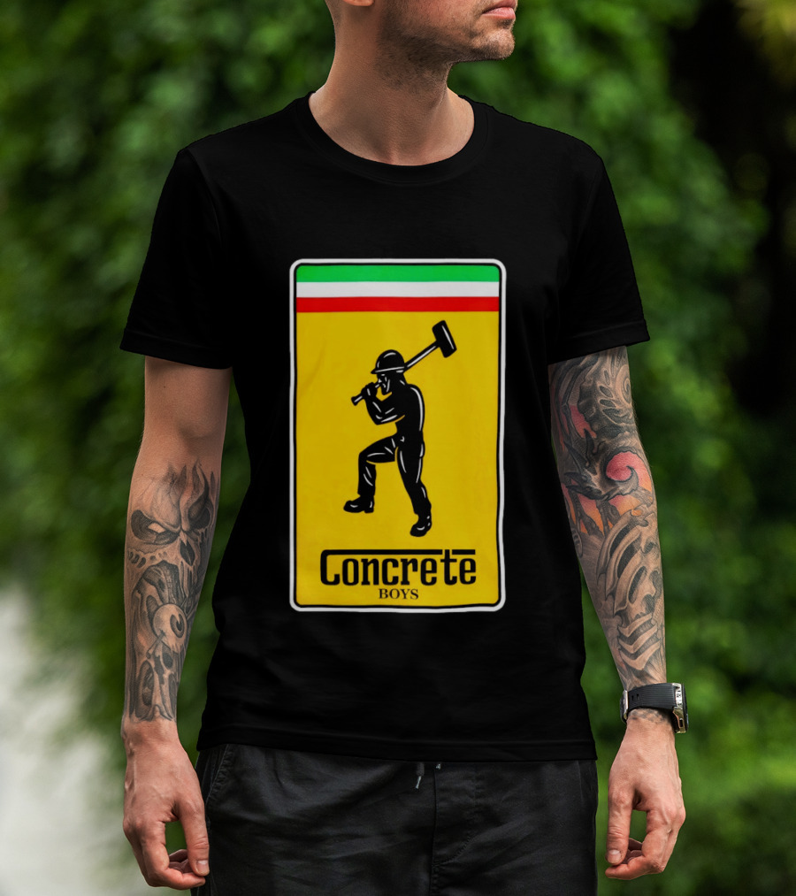 Concrete Boys Lil Yachty Scuderia Bold Graphic Worker T-Shirt