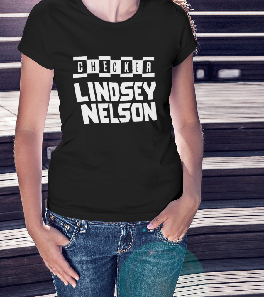 Lindsey Nelson Checker Tennessee Volunteers Baseball T-Shirt
