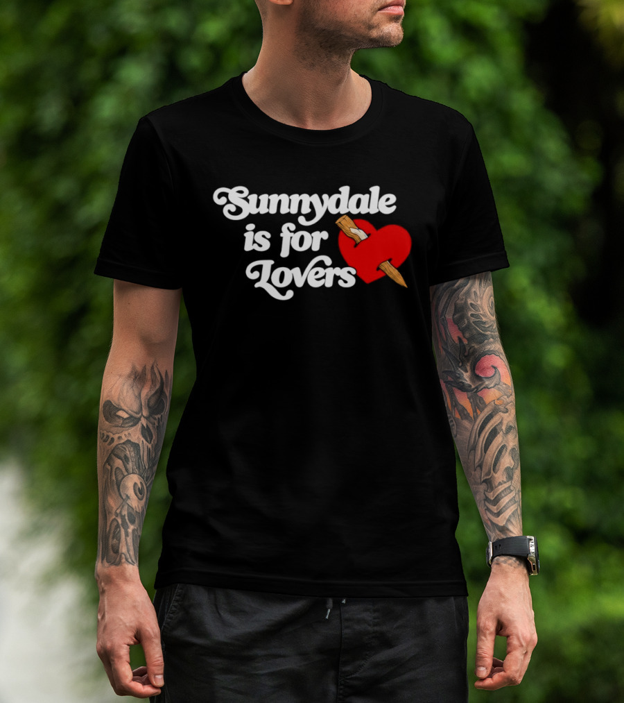 Sunnydale Is For Lovers Heart Stake Buffy Town T-Shirt